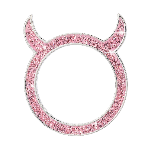 Anillo Universal para Botón de Arranque, Decoración de Ignición con Cristales