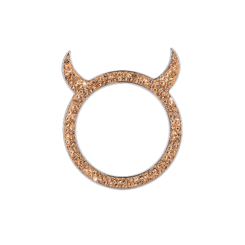 Anillo Universal para Botón de Arranque, Decoración de Ignición con Cristales